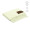 "Lichtenstein Blanket" Decke aus rPET (180 g/m²) mit personalisierbarem Aufnäher, beige