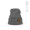"Cobain Beanie" Mütze aus rPET und Wolle mit personalisierbarem Aufnäher, grau