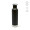 Spiglo Trinkflasche aus recycelter Edelstahl, 780 ml. Mit radförmigem Deckel, schwarz