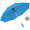 AC-Midsize-Stockschirm FARE® Whiteline, cyan
