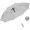 AC-Midsize-Stockschirm FARE® Whiteline, hellgrau
