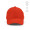 "Darrell Cap" Kappe aus recycelter Baumwolle (280 g/m²) mit Metall-Schnallenverschluss, rot