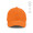 "Darrell Cap" Kappe aus recycelter Baumwolle (280 g/m²) mit Metall-Schnallenverschluss, orange