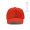 "Hendrix Cap" Kappe aus recycelter Baumwolle (280 g/m²) mit Metall-Schnallenverschluss, rot