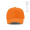 "Hendrix Cap" Kappe aus recycelter Baumwolle (280 g/m²) mit Metall-Schnallenverschluss, orange
