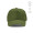 "Hendrix Cap" Kappe aus recycelter Baumwolle (280 g/m²) mit Metall-Schnallenverschluss, armeegrün