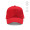 "Zappa Cap" Kappe aus rPET und recycelter Baumwolle mit Druckknopfverschluss, rot
