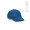 "Armstrong Cap" Kappe aus rPET mit 6-Panel und Klettverschluss, blau