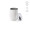 "Tigris Travel Cup" Reisebecher aus recyceltem Edelstahl, 320 ml mit Deckel, doppelwandig, weiß