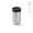 "Okavongo Travel Cup" Reisbecher aus recyceltem Edelstahl, 430 ml, doppelwandig, auslaufsicher, schwarz