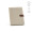 Eliot A4-Mappe aus recyc.Baumwolle. Notizblock mit 64-seitigem FSC, natur