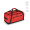 "São Paulo XL Gym Bag" 75L Sporttasche aus rPET ripstop mit reflektierenden Streifen, rot
