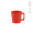 "Thames 75 Mug" Tasse aus Keramik, 75 ml, matte Oberfläche, rot
