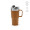 "Neman Mug" Tasse aus recyceltem Edelstahl, 580 ml mit drehbarem Deckel, kamel