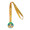 Individuelle Medaille Subdal Colour, grün/transparent