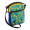 Individuelle Umhängertasche SuboBag Cross, weiß/schwarz
