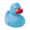 Badeente Squack, hellblau
