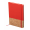 Notizbuch Purroc, natur/rot