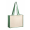 Einkaufstasche Bondi, natur/grün