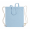 Turnbeutel Holbery, hellblau