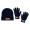 Mützen- und Handschuh-Set Pashen, dunkelblau