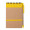 Notizblock Platanus A6, natur/gelb
