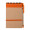 Notizblock Platanus A6, natur/orange