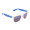 Sonnenbrille Harvey, mattweiß/hellblau