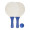 Strandtennis Mistra, natur/blau