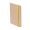 Notizbuch Prunus A5, natur/gelb