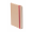 Notizbuch Prunus A5, natur/rot