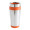 Thermobecher Caprol, silber/orange