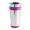 Thermobecher Caprol, silber/pink