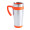 Isolierbecher Caprol Plus, silber/orange