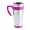 Isolierbecher Caprol Plus, silber/pink