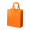 Einkaufstasche Duttak, orange