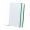 Notizbuch Pendula A5, weiß/grün