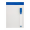 Magnetische Notiztafel Mafri, weiß/blau