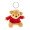 Plüsch-Teddybär-Schlüsselanhänger TeddyFob, rot