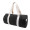 Sporttasche aus recyceltem Canvas Rekan Duff, schwarz
