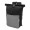 Rucksack aus recyceltem Canvas Blakkan Back, grau