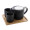Teeservice Baicha, schwarz