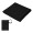 RPET Handtuch Endure, schwarz