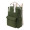 Rucksack aus recyceltem Canvas Rekan Back, grün