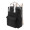 Rucksack aus recyceltem Canvas Rekan Back, schwarz