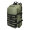 Outdoor-Rucksack aus RPET Tactbak, grün