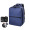 Handgepäck-Kompressionsrucksack aus RPET VacuFly, dunkelblau