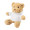 Plüsch-Teddybär mit Hoodie Hobear, weiß