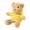Plüsch-Teddybär mit Hoodie Hobear, gelb