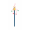 Bleistift Katze Farm, gelb/blau